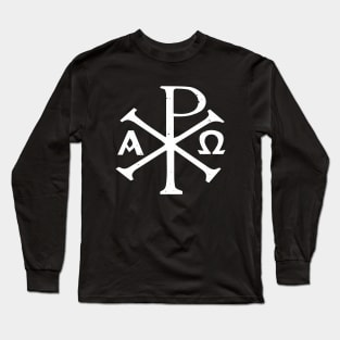 chi-rho alpha omega Long Sleeve T-Shirt